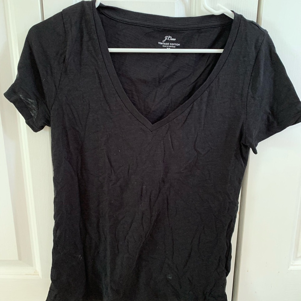 J crew black t shirt